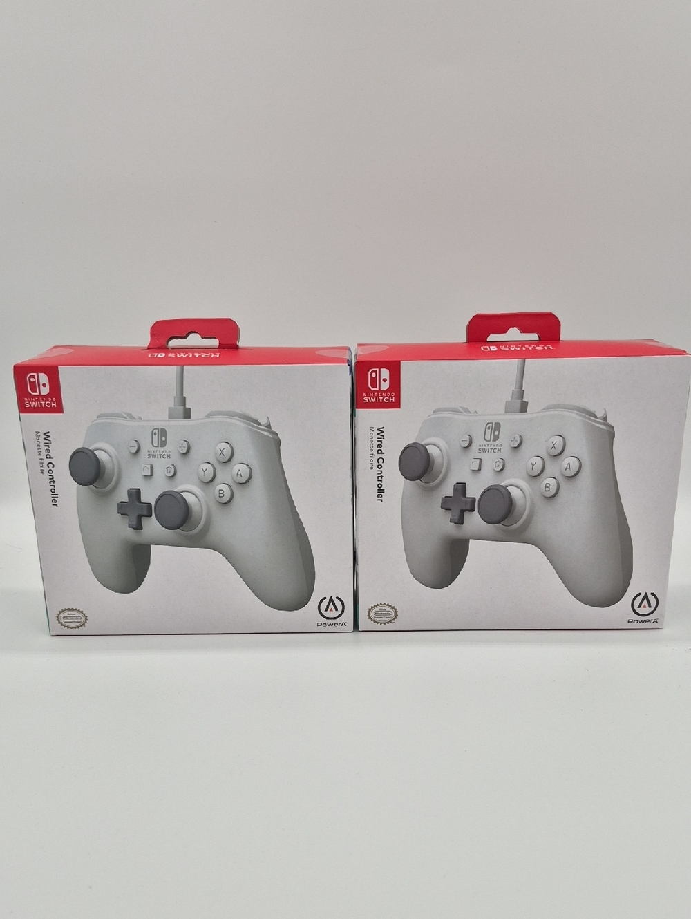 🎮 Nintendo Switch Controller Bundle (2) PowerA White NEW Sealed